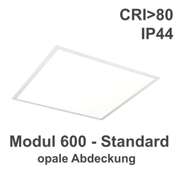 LED-Einlegepanel, opal, Modul 600, Standard, IP44